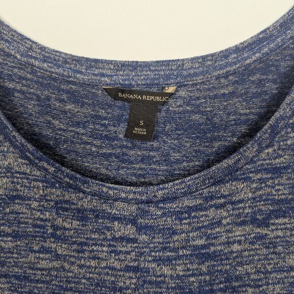 Banana Republic Blue Long Sleeve Tunic Top Women's Small - Picture 3 of 7